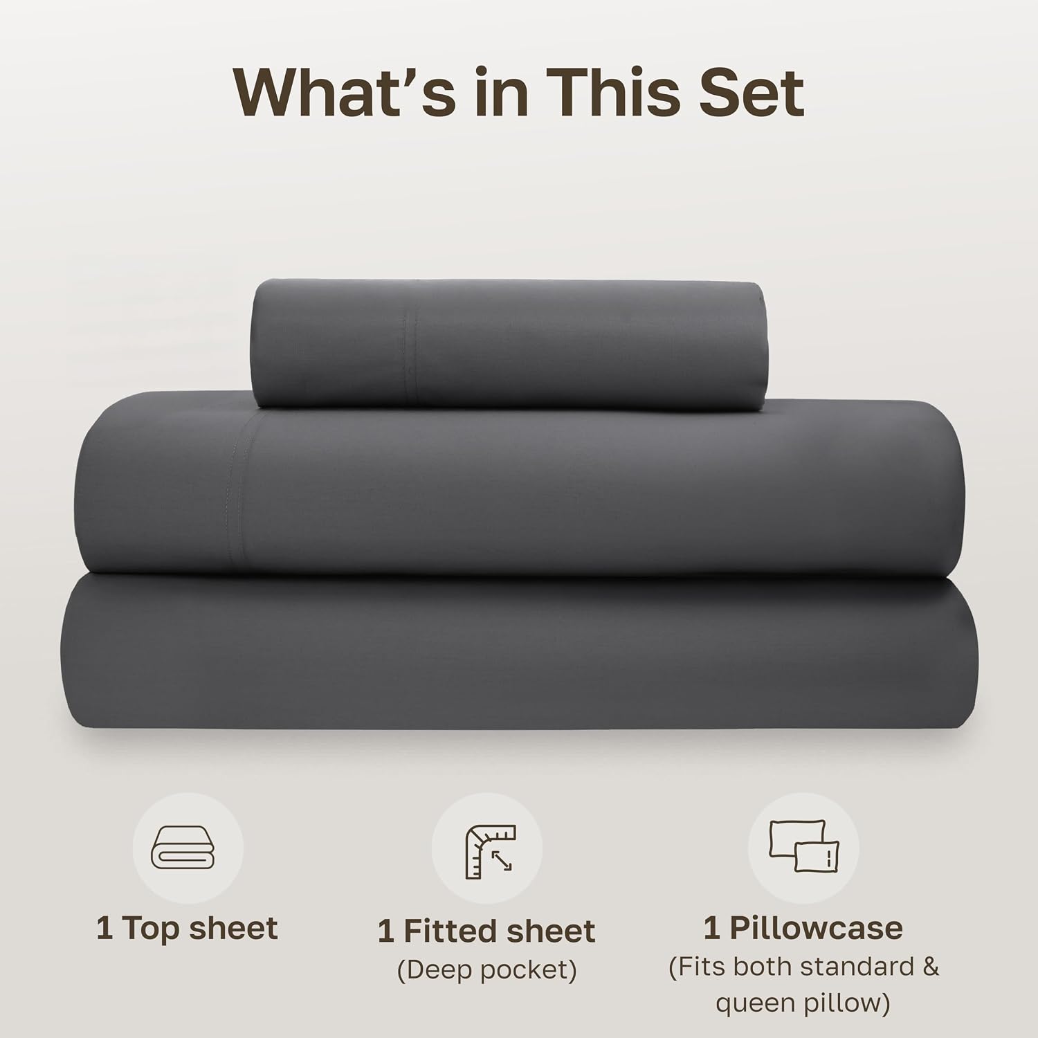 CaliforniaDesignDen California Design Den Extra Long Twin Sheets Set - Soft 100% Organic Cotton, Crisp Percale, Twin XL Sheet Sets with Dee…