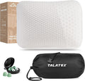 Talatex 100% Natural Premium Talalay Latex Travel Pillow, Camping Pillow, Small Camping Pillow with Compressible Stuff Sack, No Memory…