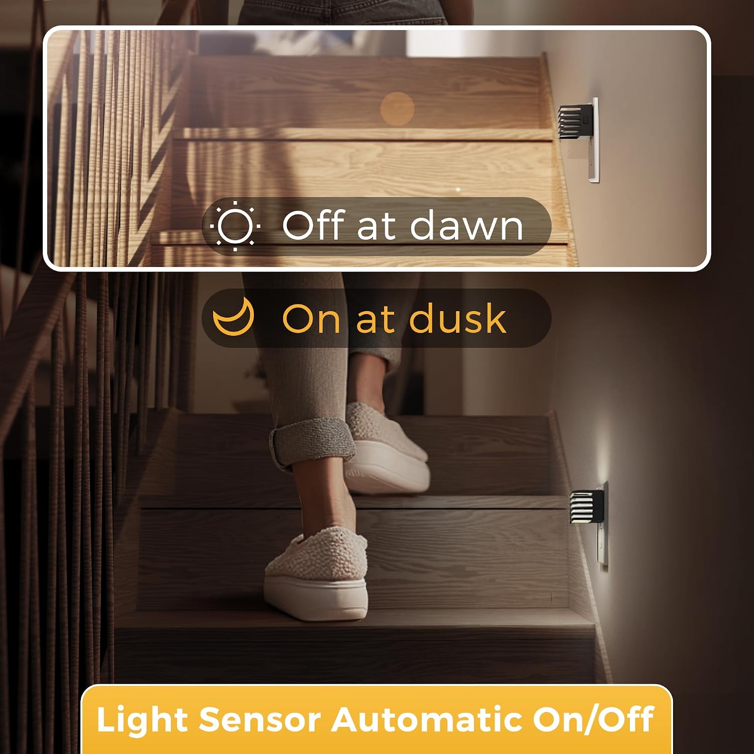 L LOHAS LED Night Lights Plug into Wall, 2 Pack Modern Night Light with Dusk to Dawn Sensor, Dimmable Plug in Night Light, Adjustable…