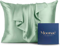 Mulberry Silk Pillowcase – Pure Silk Pillow Cover for Healthier Hair & Smoother Skin – Soft, Breathable and Temperature-Regulating…