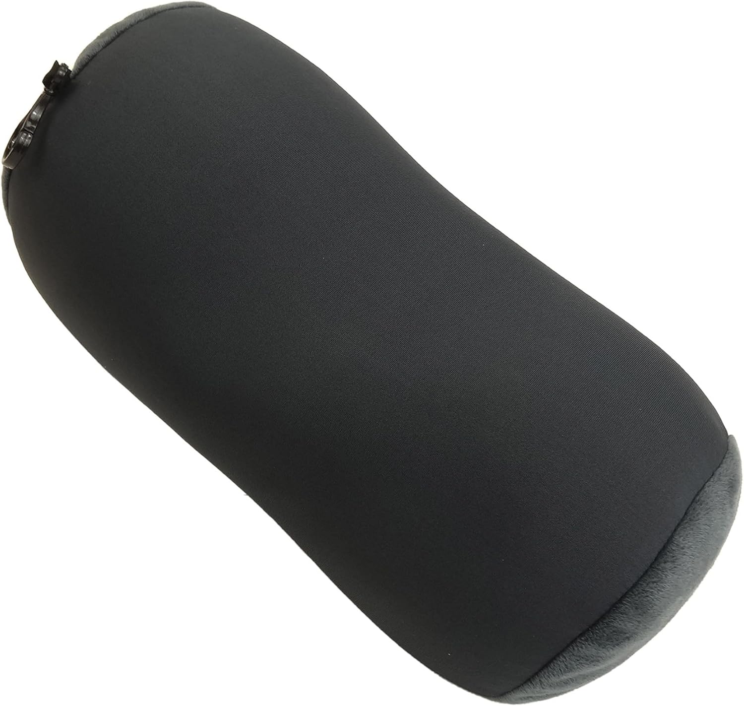 Wolf Essentials Microbead Bolster Tube Travel Pillow - Compact Neck Roll Pillow for Airplane, Car, or Home - Soft Lumbar Support Pillow –…