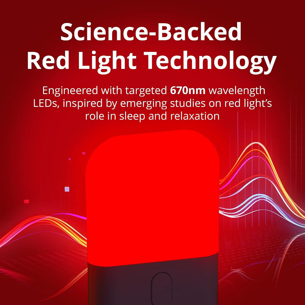 GammaLightTherapy Revive - 670nm Red Night Light (2 Pack) by Gamma - Sleep relaxation - Melatonin Promoting Natural 2 Pack Plastic R…