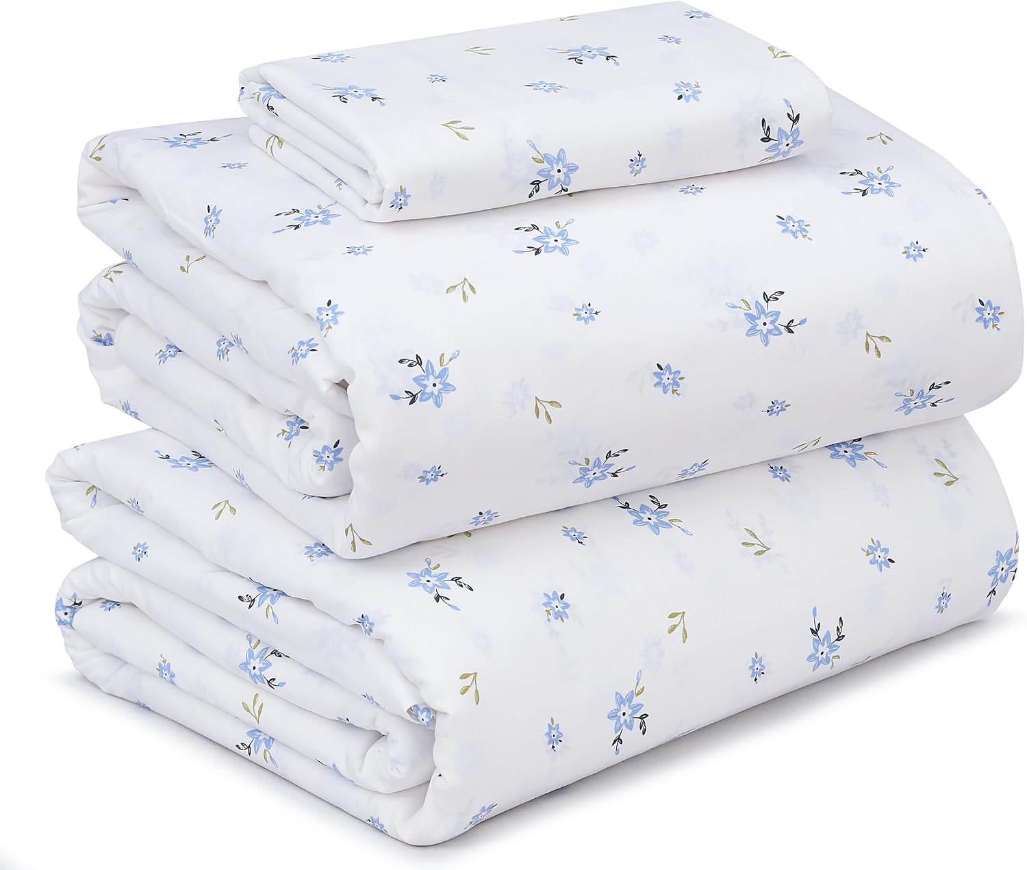 Ruvanti 100% Cotton Percale Sheets Twin XL Size – Crisp Cooling Bed Sheets for Hot Sleepers, Deep Pocket 16”, Soft Breathable & Durable Hot…