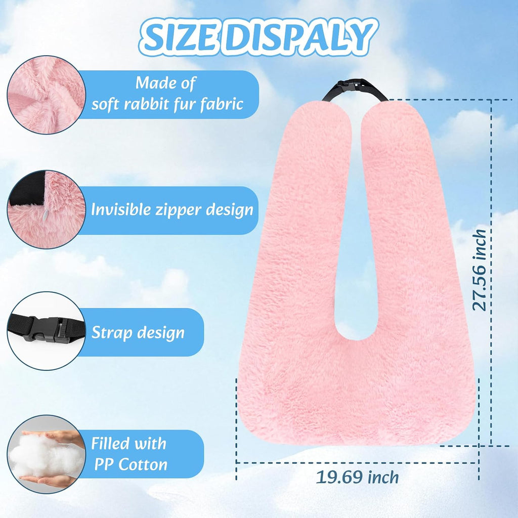 Swemos Travel Pillow, Car Pillow for Kids & Adults - Ergonomic Travel Pillows Sleeping Aid for Neck & Body Support, Car Travel Essentials…