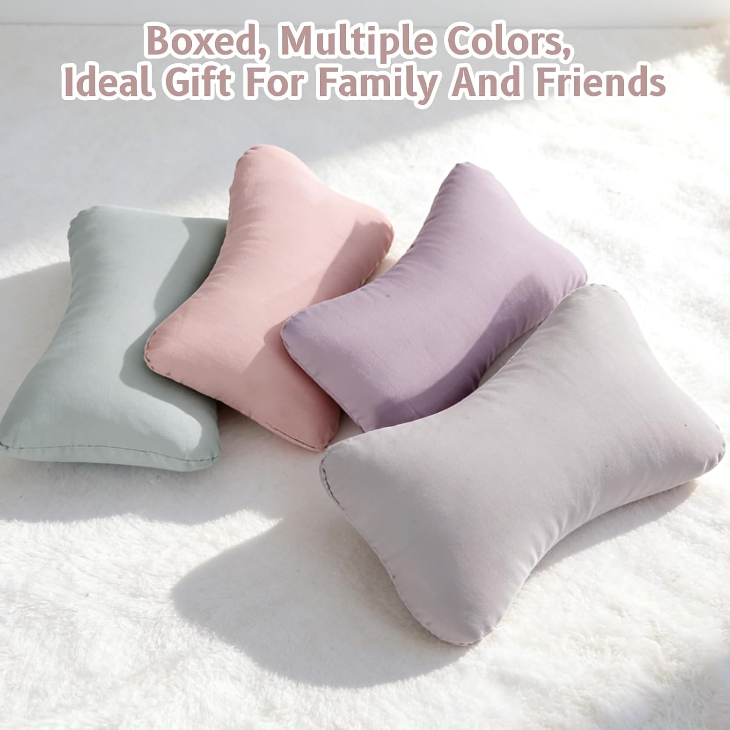 vocheer Small Pillows for Sleeping, 11"x7" Mini Pillow for Travel, Tiny Pillow for Neck, Lumbar, Knee, Wrist, Pets, Cotton Small Back Pillo…