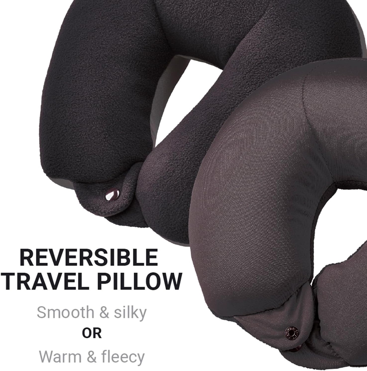 Classic Bean Sleeper, Comfortable Travel Pillow Filled with Micro Polybeans, Neck Pillow for Uninterrupted Sleep, Ideal for Airplane…