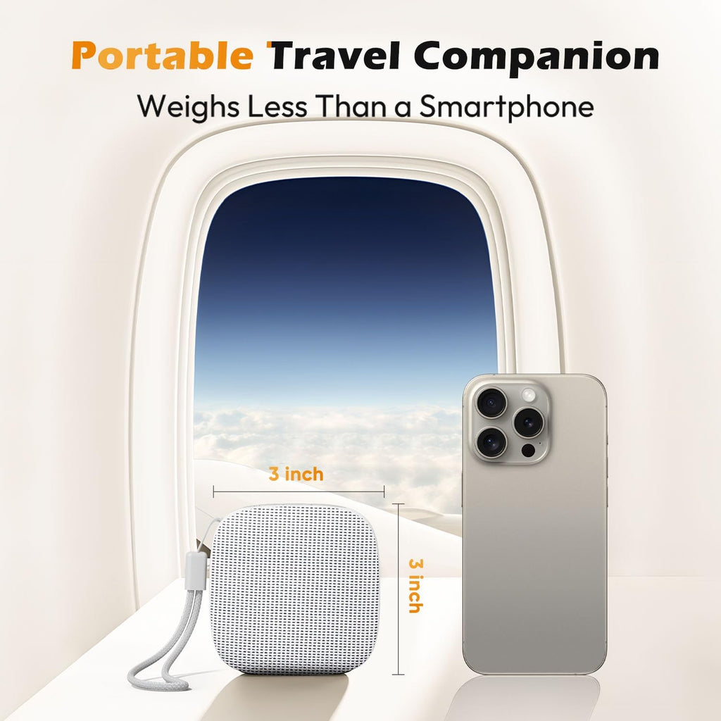 Portable Sound Machine for Travel, White Noise Sound Machine for Sleeping, 52-Hour Lasting Mini Noise Machine with 21 Quality Non-looping…