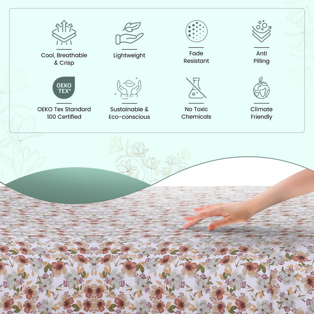 Featherstitchnewyork Feather & Stitch Softest 100% Cotton Sheets, 300 Thread Count Percale Weave Bedding, 16" Deep Pocket, Cooling Sheets,…