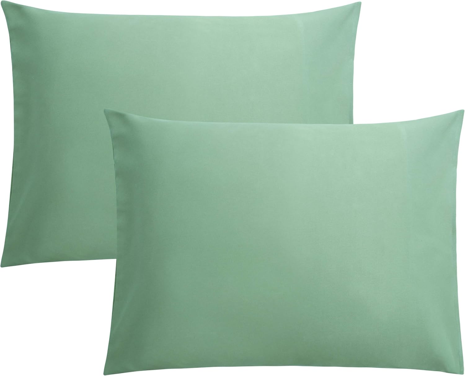 FLXXIE Pillow Cases Standard Size, Soft Microfiber Pillow Covers with Envelope Closure, Wrinkle, Stain Resistant Pillowcases, 2 Piece…