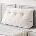Sasttie Headboard Pillow Twin/Twin XL, Wedge Pillow Headboard for Dorm, Triangular Daybed Backrest Cushion for Sitting or Reading in Bed, w…
