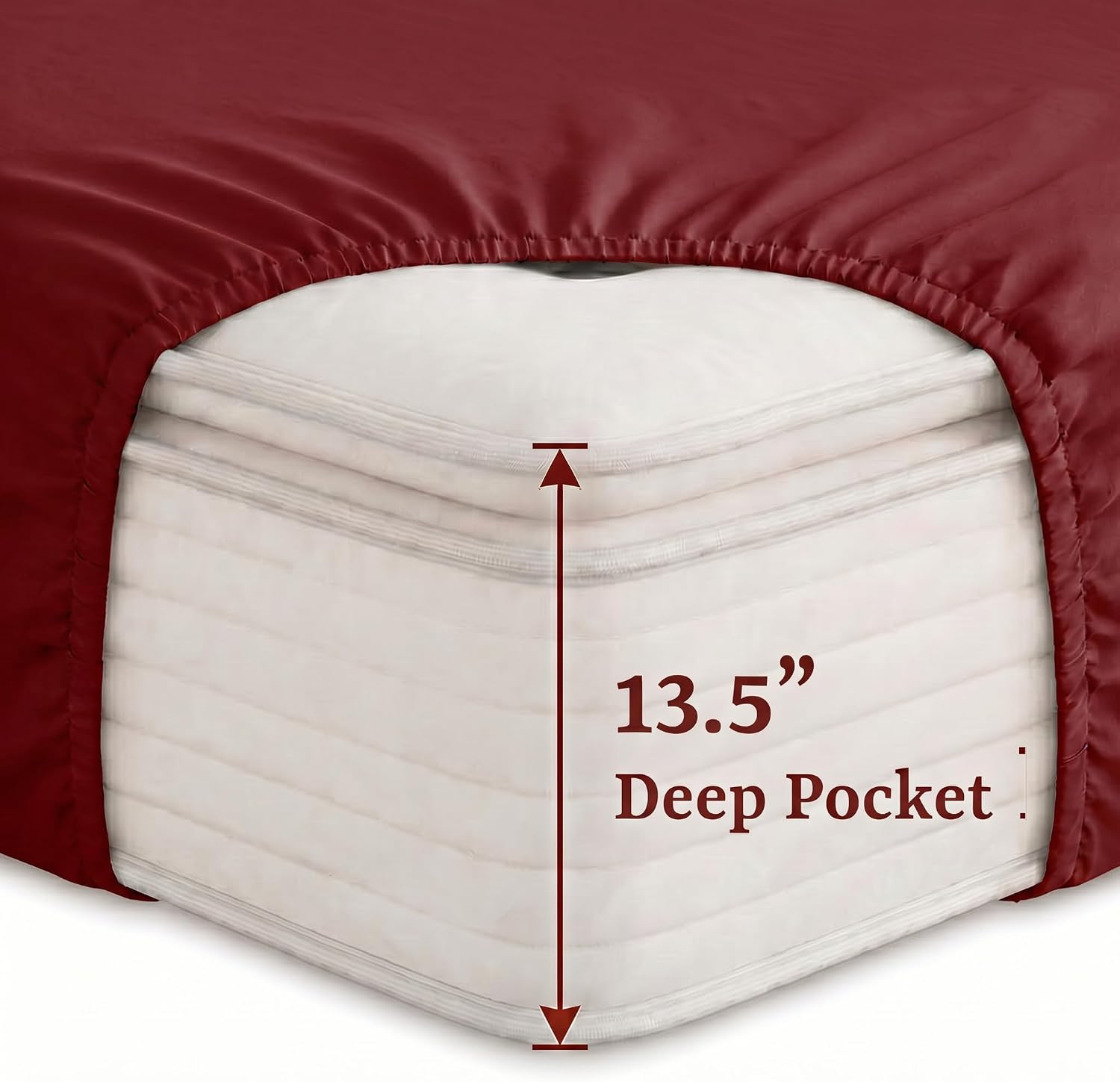 Perupima Peru Pima 415 Thread Count Percal Twin Sheet Set - 100% Peruvian Pima Cotton, 3 Piece (Flat, Fitted, 1 Pillowcase) - Cooling, Cris…