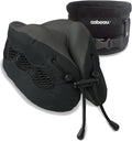 Cabeau Long Haul Flight Cooling Travel Neck Pillow – Evolution Cool – Supportive Memory Foam with Airflow Vents – Compact with Carrying…