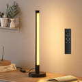 Mudodi Table Lamp with Remote, Dimmable Small Lamp Desk Lamp with Multiple Color Temperatures, Nightstand Lamp, Table Lamp for Bedroom, Living…