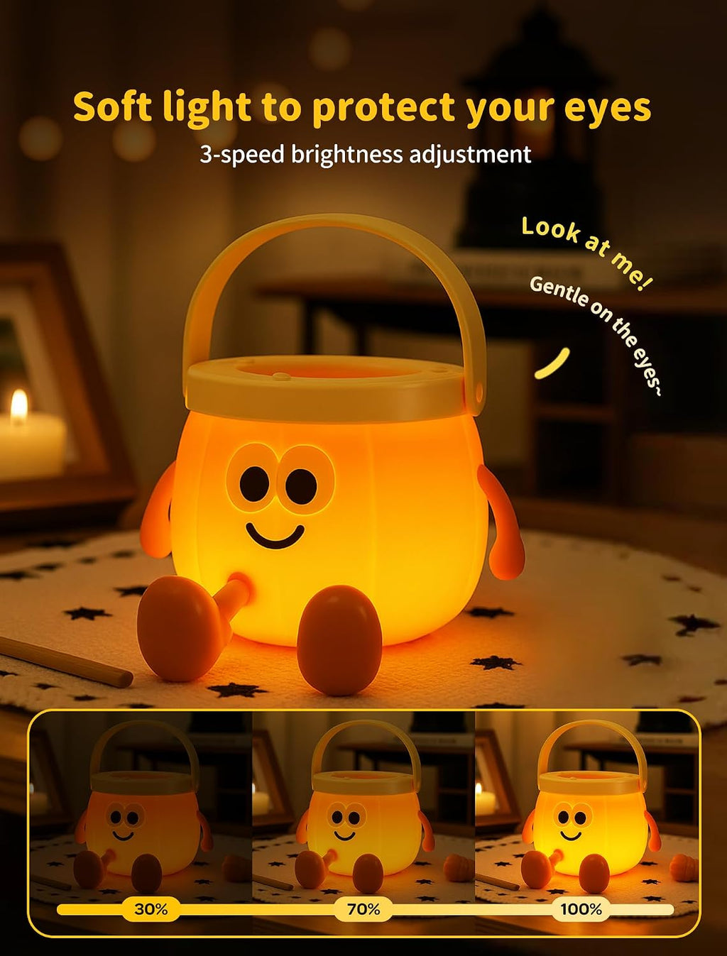 Night Light for Kids, Portable Handheld Night Lamps, Nursery Night Lights, Cute Sleep Nightlight, Dimmable Bedside Lamp, Gifts for Kids…