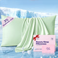 Rifens Instant Chill Cooling Pillowcase for Hot Sleepers, 2% HA Infused Pillowcase Hydrates Skin & Hair, Reduces Wrinkles & Frizz, Softer T…
