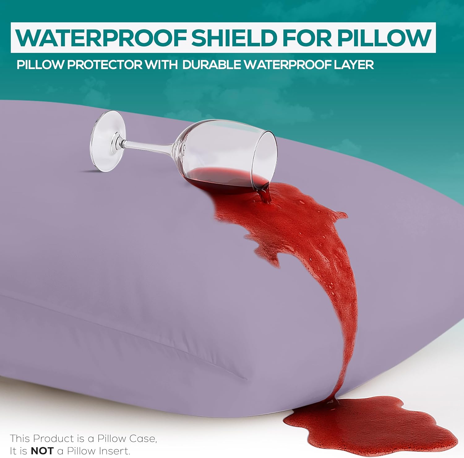 Utopiabedding Utopia Bedding 100% Waterproof Pillow Protectors with Zipper Queen Size (Set of 2), Bed Bug and Dust Mite Proof Zippered Pill…
