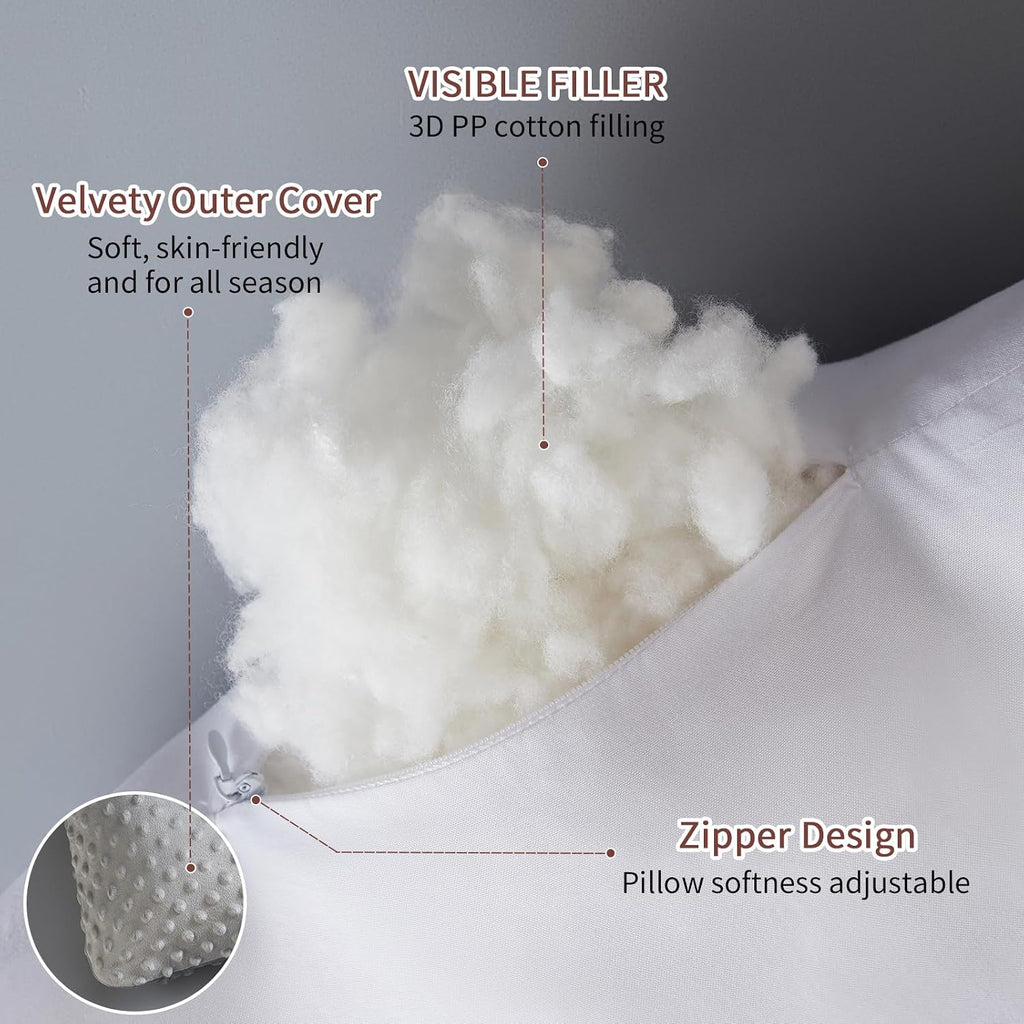Travel Pillow for Kids Adult, Pillow for Car Sleeping Ultra Large U-Shaped with Removable Soft Cover Support Fix Neck and Body…