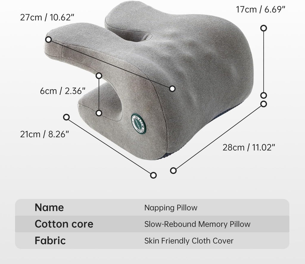 xiaomubiao Headrest Office Chair Neck Pillow Ergonomic Memory Foam Desk Pillow for Napping - Multifunctional Comfort for Adult Workstations…