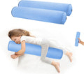 Eulant 2 Pack 35Inch Inflatable Long Bolster Body Pillow for Kids Teens, Body Pillow for Bed with Soft Velvet, Round Cervical Roll Cylinder B…