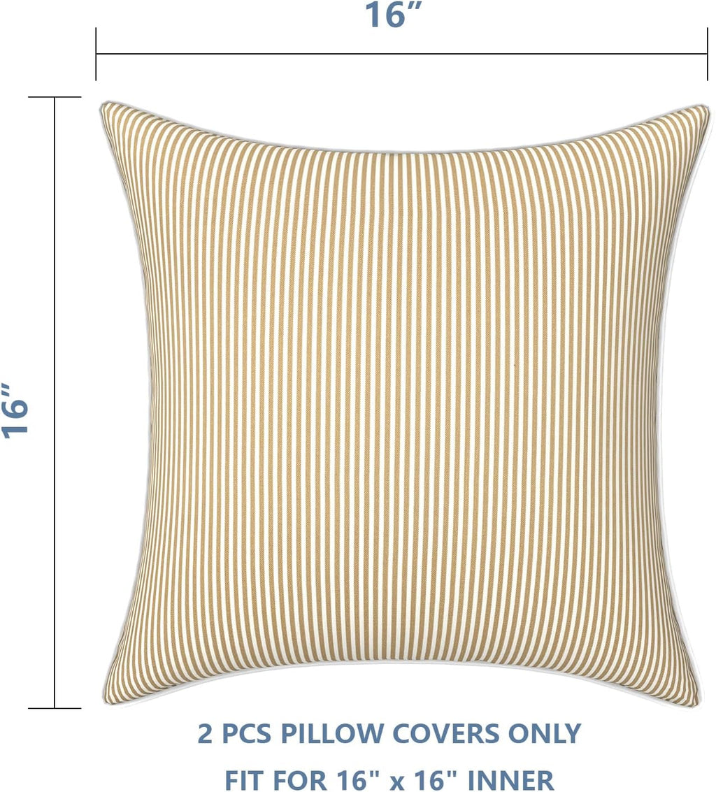 LVTXIII Outdoor Throw Pillow Covers Waterproof Tropic Accent Pillow Cases Fluffy Outdoor Cushion Covers for Garden and Patio Furniture…