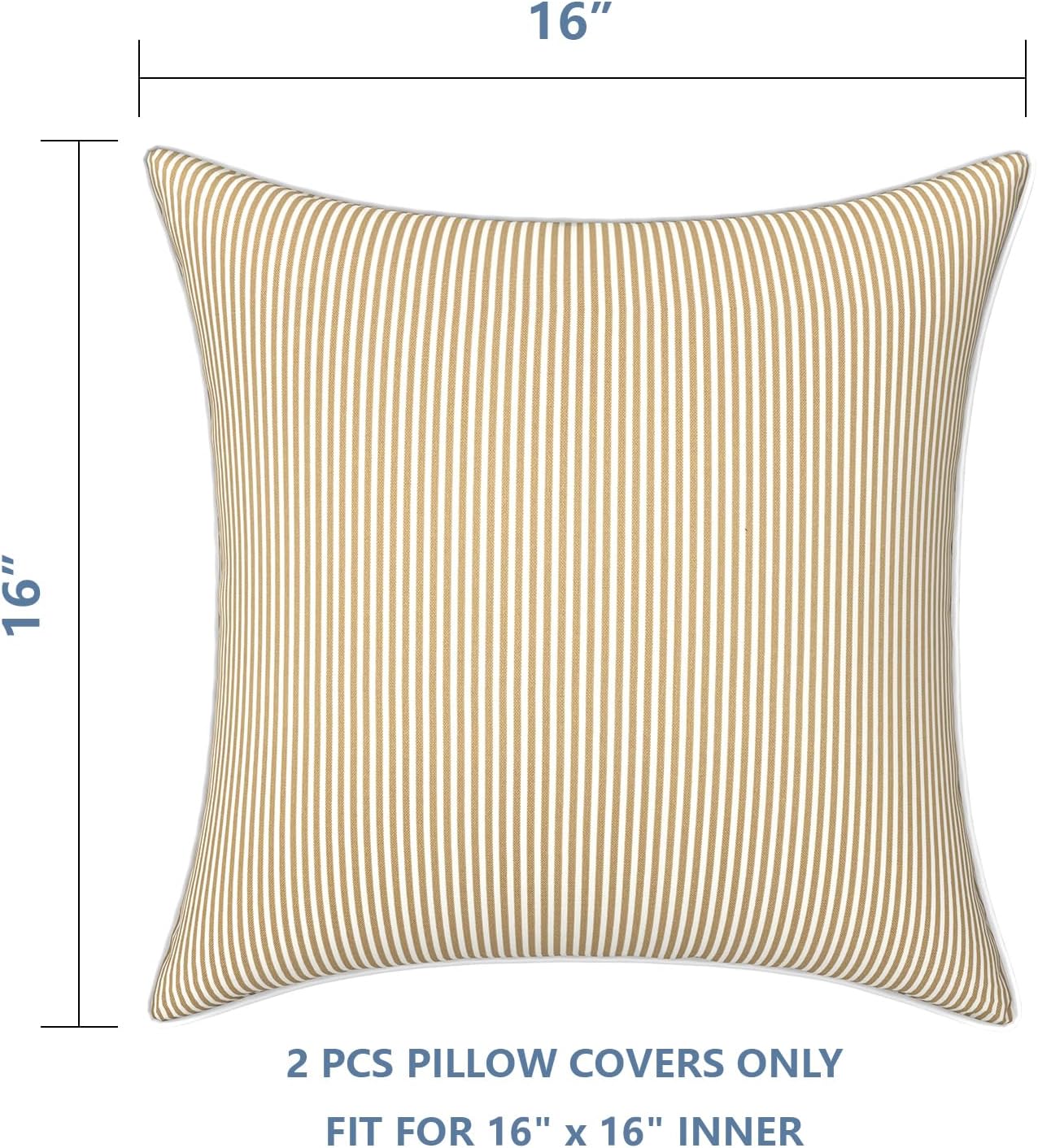 LVTXIII Outdoor Throw Pillow Covers Waterproof Tropic Accent Pillow Cases Fluffy Outdoor Cushion Covers for Garden and Patio Furniture…