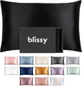 Blissy Silk Pillowcase - 100% Pure Mulberry Silk - 22 Momme 6A High-Grade Fibers - Silk Pillow Cover for Hair & Skin - Regular, Queen &…