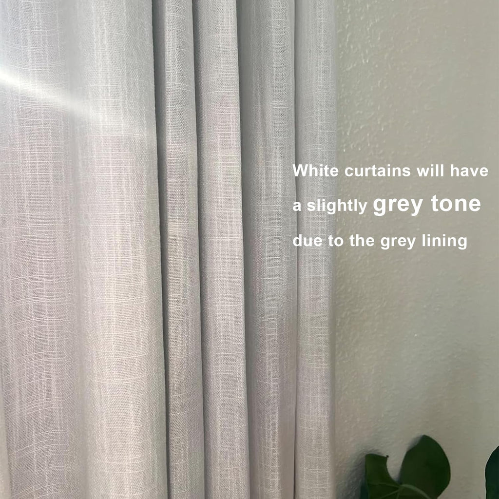 VisionHome Vision Home White Pinch Pleated Full Blackout Curtains Thermal Insulated Window Curtains 72 inch for Living Room Bedroom Room Da…