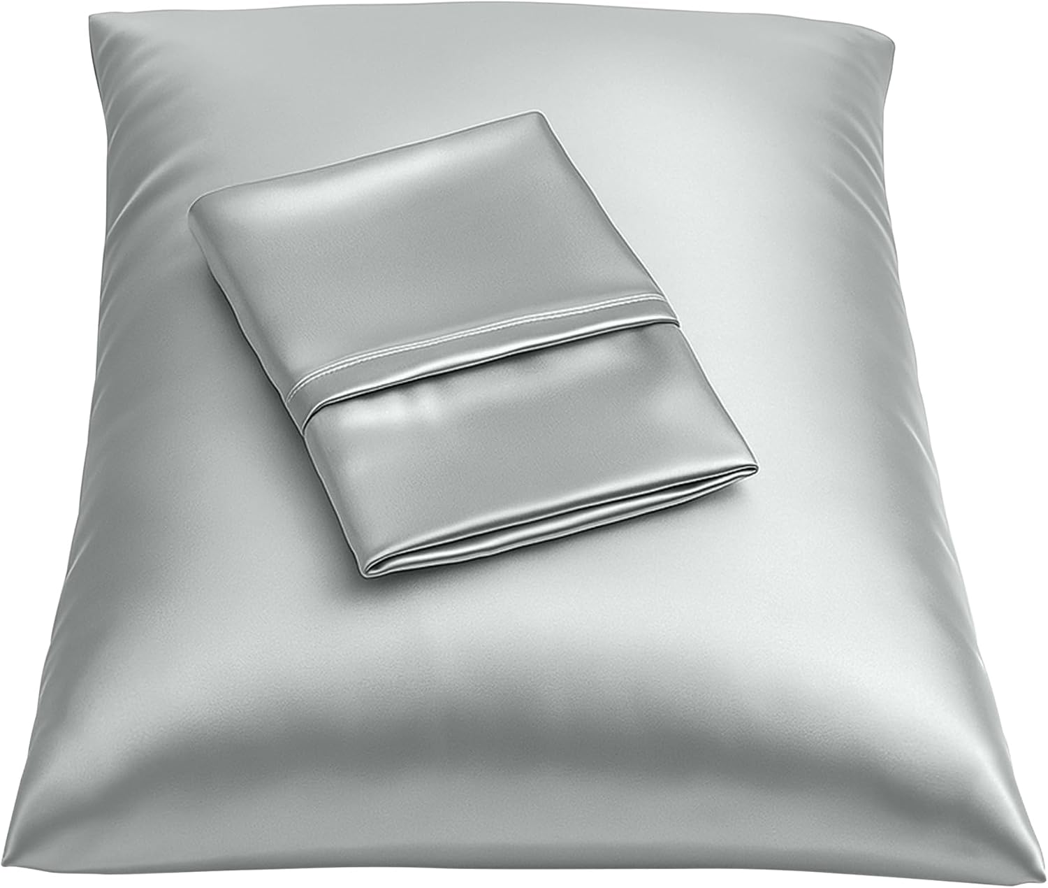 Blissford Satin Pillowcase with Zipper, for Hair and fabric comfort, Feels Soft and Cool Like a Silk Pillowcase, Satin Pillow Cases 2…