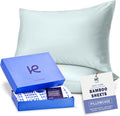 KickoffHome Kickoff Viscose Bamboo Pillowcase, Standard, Set of 2, 100% Organic Hidden Zippered Viscose Bamboo Pillow Case Standard Size, C…