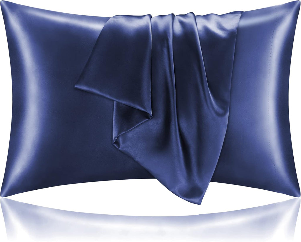 Bedelite Satin Pillowcase for Hair and Skin, Super Soft and Cooling Similar to Silk Pillow Cases 2 Pack with Envelope Closure, Gift for Wom…