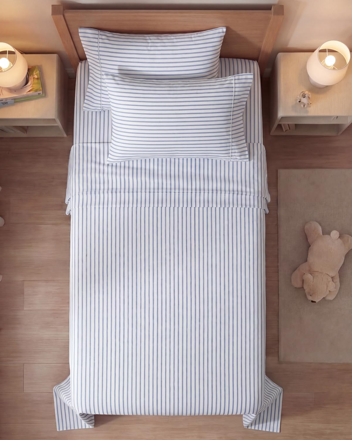 Twin 4 Piece Sheet Set - Comfy, Breathable & Cooling - Soft Hotel Luxury Bedding for Women, Men, Kids, Teens and Children - 1 Flat & 1…