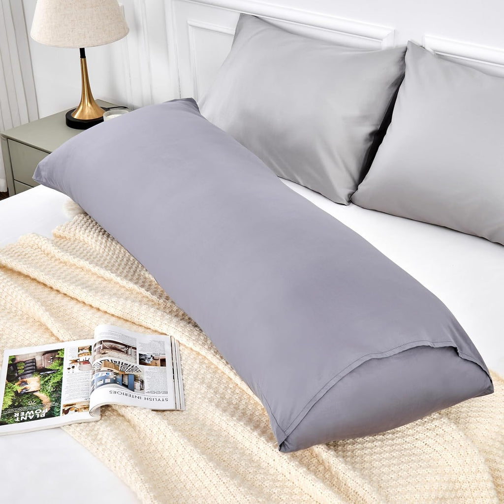 Warmstar Cotton Body Pillow Cover 1 Pack, 600 Thread Count Body Pillow case 20"x54", Long Body Pillow Case Cover Soft Breathable with…