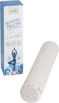 Homepage Comfort Memory Foam Neck Roll and Cervical Bolster Round Pillow with Removable Washable Soft Cover for Spine and Neck Back Lumbar…