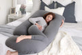 Sasttie Pregnancy Pillows for Sleeping, U Shaped Cooling Full Body Pillow with Removable Cover, Pregnant Women Must Haves, Maternity Essent…
