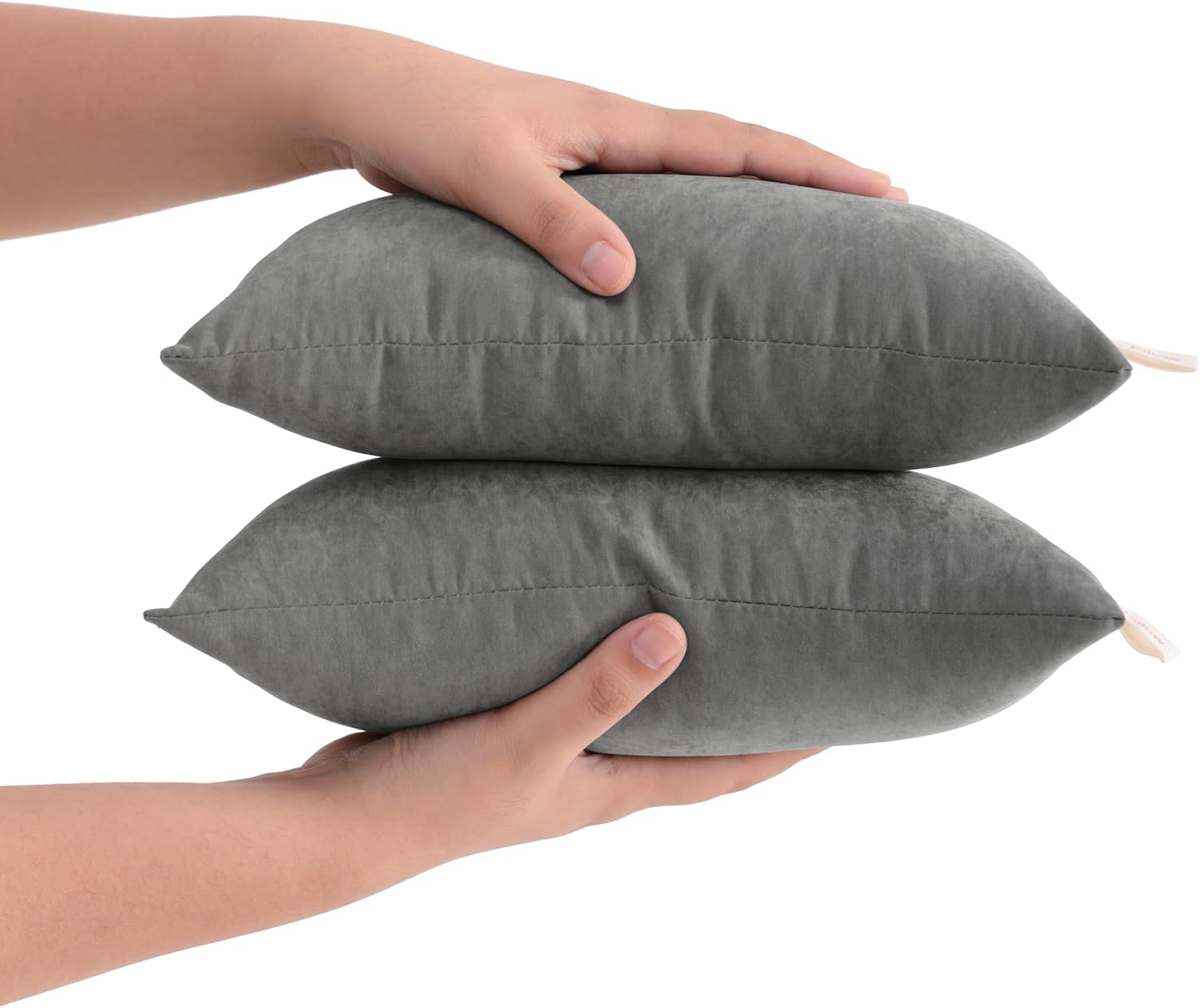 Flxxie Tiny Pillows, Down Alternative Microfiber 11x7 Inches Mini Pillow for Travel, Pets, Soft Machine Washable Small Pillows for Neck, Lu…