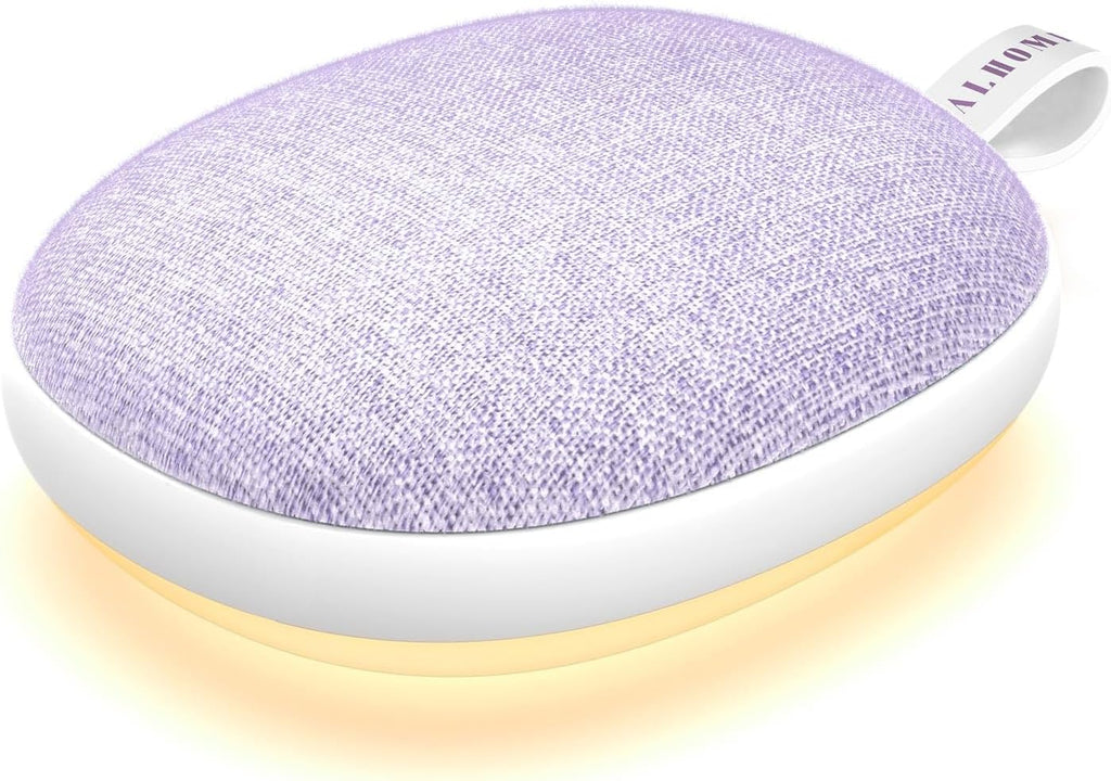 Enhanlife Portable White Noise Sound Machine: Baby Sleep Soother, Bluetooth Speaker, Rechargeable Battery, 4-Speed Timer, 6 Soothing…
