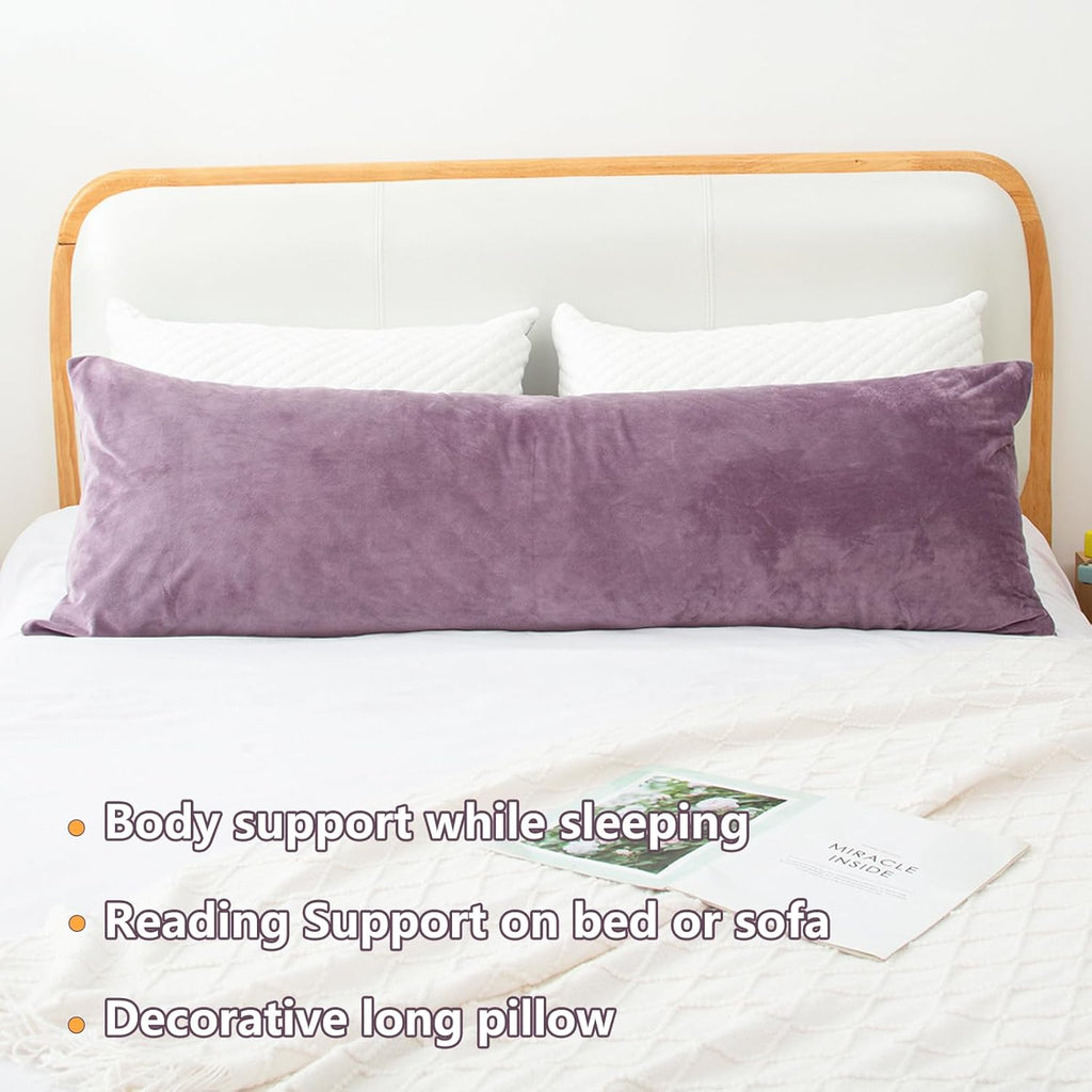 1 MIDDLE ONE Body Pillow, Memory Foam Body Pillows for Adults Sleeping, Long Pillow for Bed, Big Large Firm Full Body Pillow for Side…