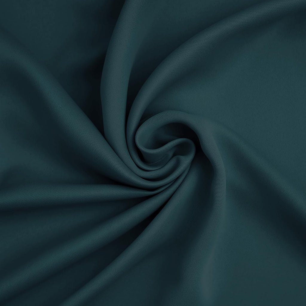 Sun Zero Easton Energy Saving Blackout Grommet Curtain Panel, 40" x 84", Teal