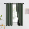 Nicetown 100% Blackout Curtains 60" Long, Pair of Energy Smart & Noise Blocking Out Drapes for Baby Room Window, Thermal Insulated Guest Ro…