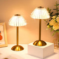 Liliful 8 Pcs Cordless Table Lamp Rechargeable Touch LED Small Gold Portable Battery Operated USB-c Desk Lamp 3 Color Dimmable for…
