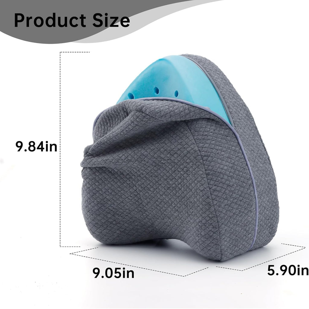 Upgrade Invisible Zippered Pillow Cover Compatible with Contour Legacy Knee Pillow, Anti-Pilling and Washable Legacy Leg and Knee Foam…