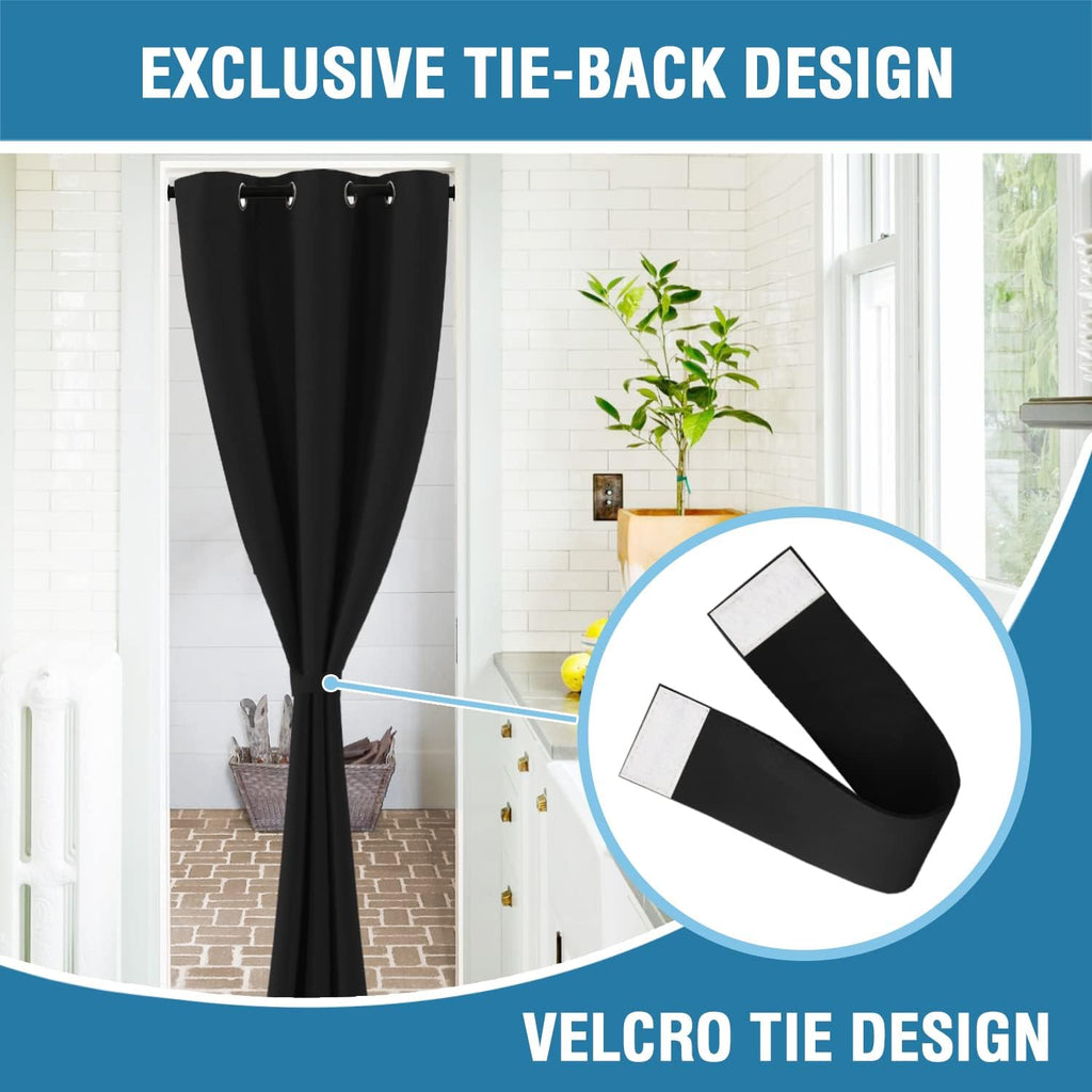 H.VERSAILTEX Doorway Curtain Blackout Closet Door Curtain Room Divider Window Treatment Curtain for Bedroom Thermal Insulated P…