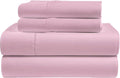 Ambra Linens 100% Organic Cotton Sheets Cal King Size - 4 PC Organic California King Sheet Sets - Soft, Comfy, Breathable & Cooling - 16” D…