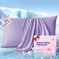 Rifens Instant Chill Cooling Pillowcase for Hot Sleepers, 2% HA Infused Pillowcase Hydrates Skin & Hair, Reduces Wrinkles & Frizz, Softer T…