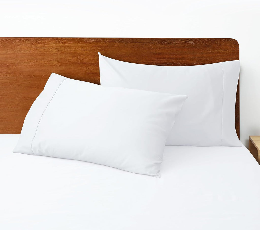 ShunjieHome 100% Egyptian Cotton Pillow Cases Set of 2, King Size 400 Thread Count Cooling Pillowcases, Soft and Breathable Pillow Covers wit…