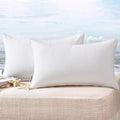 MIULEE Pack of 2 Decorative Outdoor Waterproof Pillow Covers Garden Cushion Sham Throw Pillowcase Shell for Spring Patio Tent Couch 12x20…