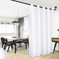 NICETOWN Sliding Door Curtain Window Treatment, Energy Smart Thermal Insulated Extra Wide Solid Blackout Curtain Drape for Patio Door…