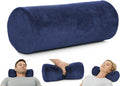 AllSettHealth AllSett everyday comfort Round Cervical Roll Cylinder Bolster Pillow with Removable Washable Cover, Ergonomically Designed…