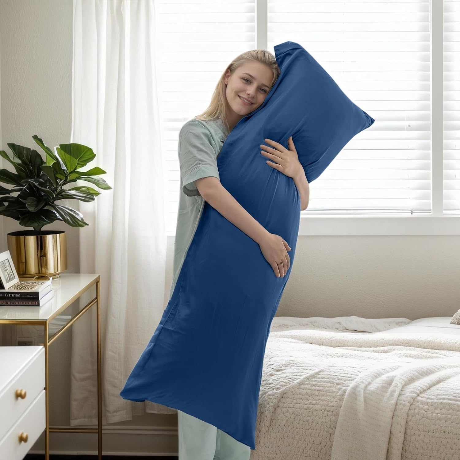 Body Cooling Pillow Cases Cover, Bamboo Rayon Pillowcases with Zipper Closure, Cool & Breathable Pillow Case for Hot Sleepers and Night…