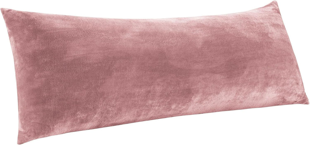 Bedelite Body Pillow Cover with Zipper Closure, Super Soft and Cozy Fuzzy Fleece Pillowcase 20 x 54 Inches, Luxury Fluffy Plush Long Body P…